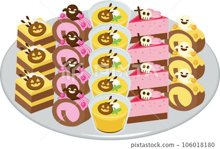 Halloween sweets platter 106018180