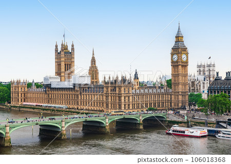 London Westminster Palace Panoramic view London Westminster Palace Panoramic view 106018368