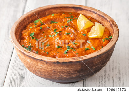 Zaalouk Moroccan eggplant dip 106019170