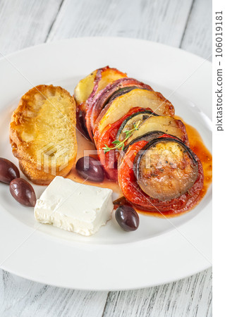 Briam Greek Vegetable Bake 106019181