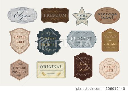 Vector Set Of Retro SEA Stamps - For Design And Scrapbook Royalty