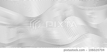black and white wavy stripes background. Vector illustration black and white wavy stripes background. Vector illustration 106020704