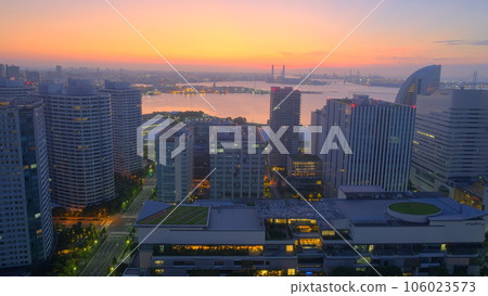 Minatomirai at dawn Minatomirai at dawn 106023573