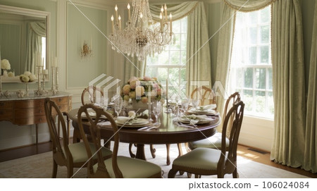 Interior design inspiration of Traditional French Country style dining room loveliness . Interior design inspiration of Traditional French Country style dining room loveliness . 106024084