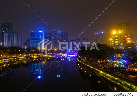 From Anshun Bridge to Jiuyuanqiao ~ Night view of downtown ~ (Chengdu-China) From Anshun Bridge to Jiuyuanqiao ~ Night view of downtown ~ (Chengdu-China) 106025742