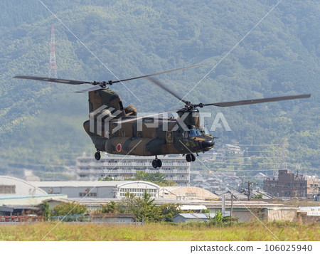 JGSDF transport helicopter CH-47JA Chinook 106025940