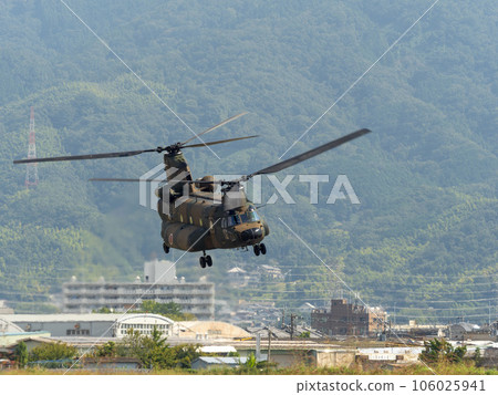 JGSDF transport helicopter CH-47JA Chinook JGSDF transport helicopter CH-47JA Chinook 106025941