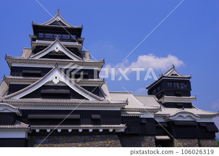 修復中的熊本城及周邊景色 修復中的熊本城及周邊景色 106026319