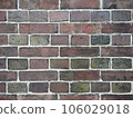 Grunge background of old brick exterior wall 106029018