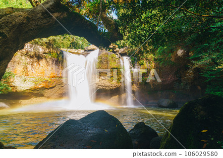 Haew Suwat Waterfall at Khao Yai National Park in Thailand 106029580