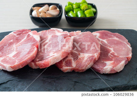 fresh pork neck raw or collar pork fresh pork neck raw or collar pork 106029836