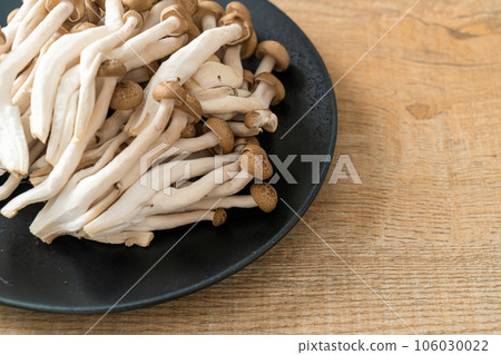 fresh brown beech mushroom or black reishi mushroom fresh brown beech mushroom or black reishi mushroom 106030022