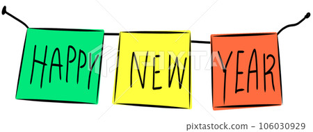 2024 Happy New Year flag 2024 Happy New Year flag 106030929
