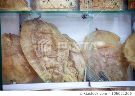 A high quality fish float (fish paste) sold at a luxury dry food store in Tokusuke, Hong Kong. Indispensable for high-end Chinese A high quality fish float (fish paste) sold at a luxury dry food store in Tokusuke, Hong Kong. Indispensable for high-end Chinese 106031266