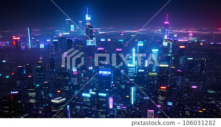 賽博朋克插畫《AI生成圖像》 賽博朋克插畫《AI生成圖像》 106031282