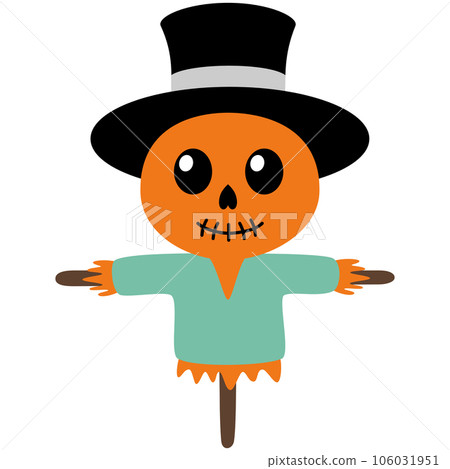 Lovely Scarecrow Kawaii Chibi Cartoon Style Lovely Scarecrow Kawaii Chibi Cartoon Style 106031951