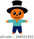 Cute Scarecrow Kawaii Chibi Cartoon Style 106031952