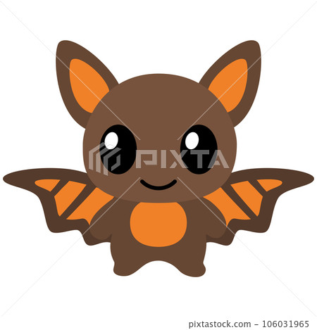 Pretty Bat Kawaii Chibi Cartoon Style Pretty Bat Kawaii Chibi Cartoon Style 106031965