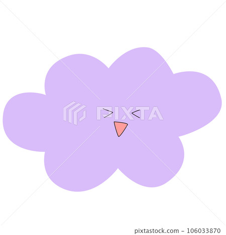 cloud purple , element , cartoon 106033870