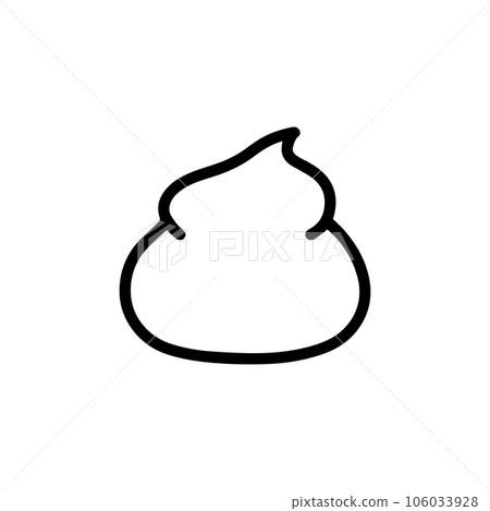 Simple illustration icon of sticky bubbles Simple illustration icon of sticky bubbles 106033928