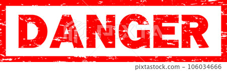Stamp DANGER Stamp DANGER 106034666