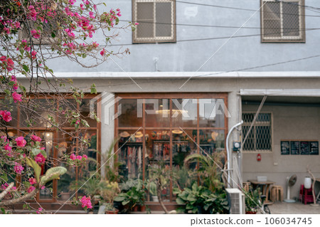 Hengchun old town market street in Taiwan 106034745