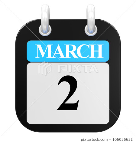 blue calendar with a blue ribbon icon 106036631