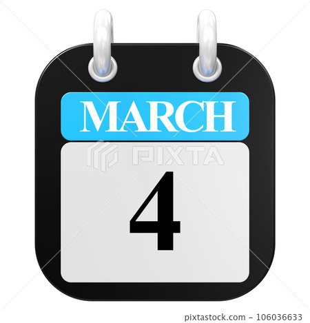 blue calendar with a icon, simple style 106036633