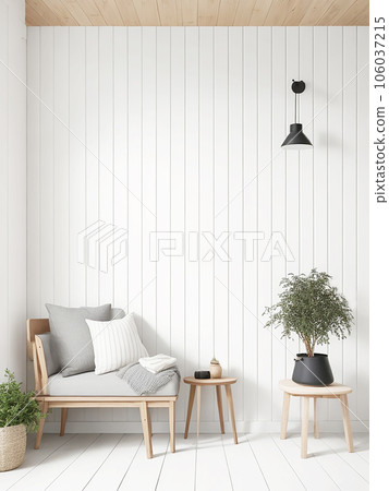 Stylish interior room (AI generated image) 106037215