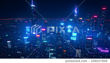 賽博朋克插畫《AI生成圖像》 106037808