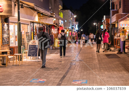 《Tokyo》Kichijoji's stylish street, Nanaibashi Street 106037839