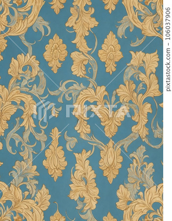 Baroque style nice pattern illustration art (AI generated image) 106037906