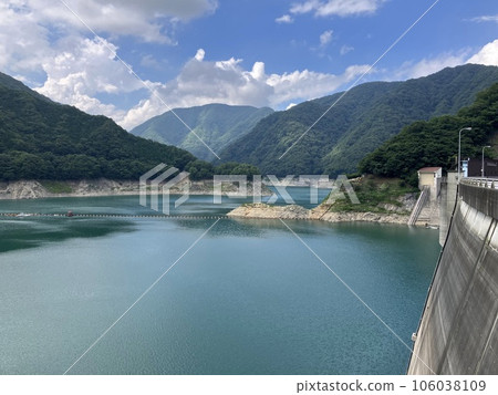 川地水壩_栃木縣_日光市_河內溫泉_夏天_晴天 川地水壩_栃木縣_日光市_河內溫泉_夏天_晴天 106038109