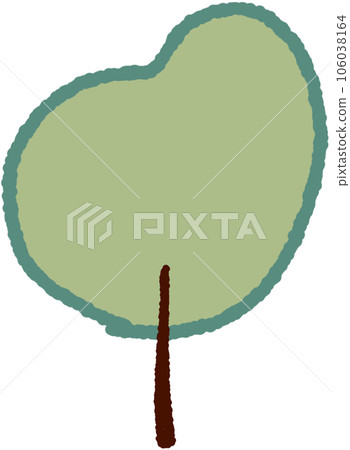 green tree doodle green tree doodle 106038164