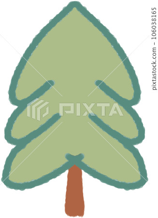 green tree doodle green tree doodle 106038165