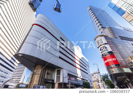 Urban scenery of Umeda, Osaka Early morning near the Hankyu Higashi intersection Urban scenery of Umeda, Osaka Early morning near the Hankyu Higashi intersection 106038557