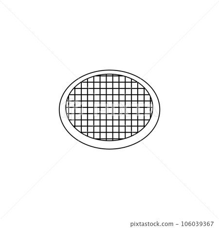Line drawing of a rectification network (a network that regulates water flow) 106039367