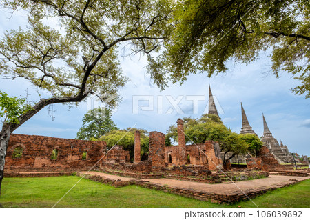 泰國大城府的 Wat Phra Si Sanphet 佛教遺址 106039892