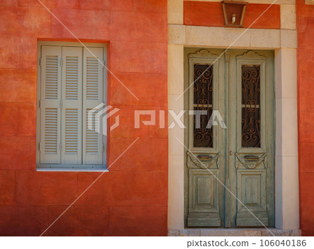Symi Island, Greece islands holidays from Rhodos in Aegean Sea. Symi Island, Greece islands holidays from Rhodos in Aegean Sea. 106040186