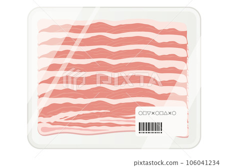 Meat_pork belly in a pack Meat_pork belly in a pack 106041234