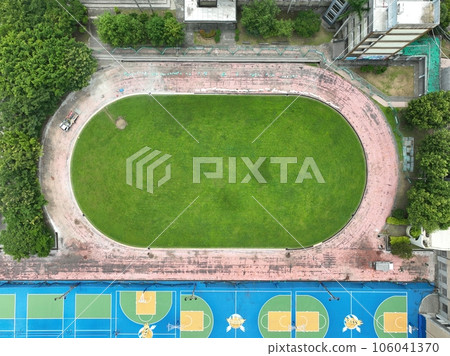 An all-weather running track is a rubberized, artificial running surface for track and field athletics. An all-weather running track is a rubberized, artificial running surface for track and field athletics. 106041370