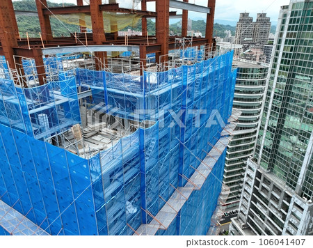 Construction site in the city. Construction site in the city. 106041407