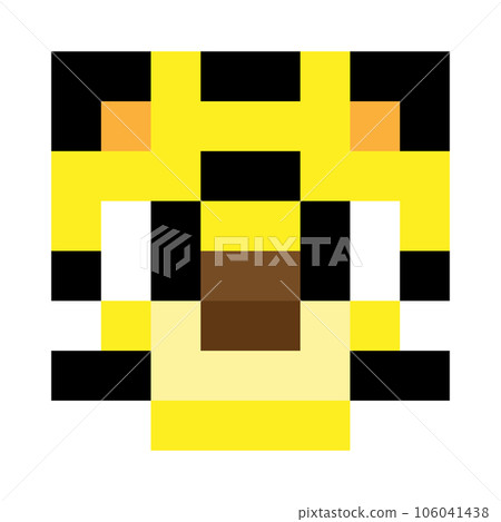 tiger pixel art tiger pixel art 106041438
