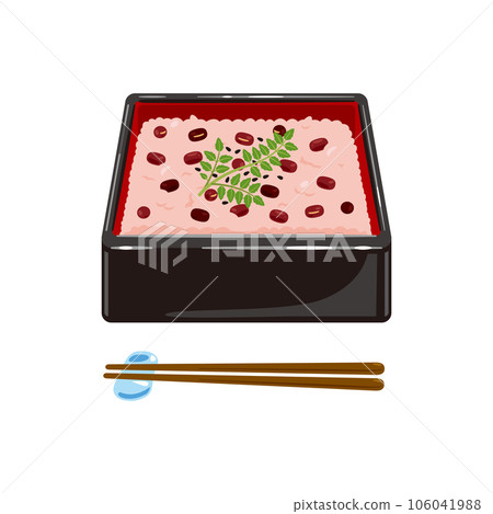 Sekihan served in a bowl Sekihan served in a bowl 106041988