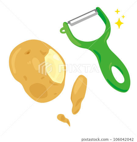 peeled potato peeled potato 106042042