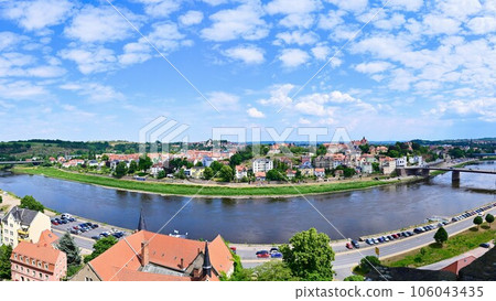 Cityscape of Meissen seen from Albrecht Castle / Meissen, Germany Cityscape of Meissen seen from Albrecht Castle / Meissen, Germany 106043435