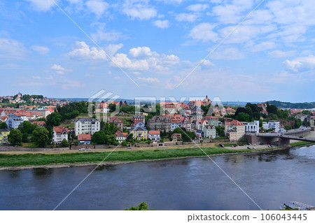Cityscape of Meissen seen from Albrecht Castle / Meissen, Germany Cityscape of Meissen seen from Albrecht Castle / Meissen, Germany 106043445