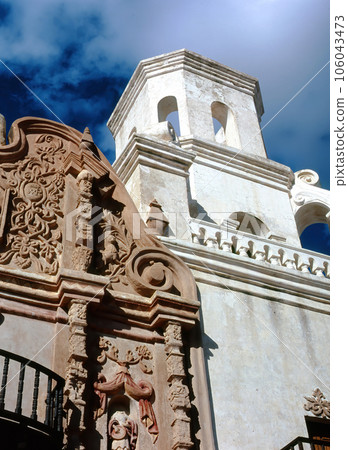 San Xavier Mission Tuscon Arizona On Film 106043473