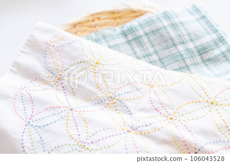 Sashiko 景泰藍 Tsunagi 洗碗巾 106043528