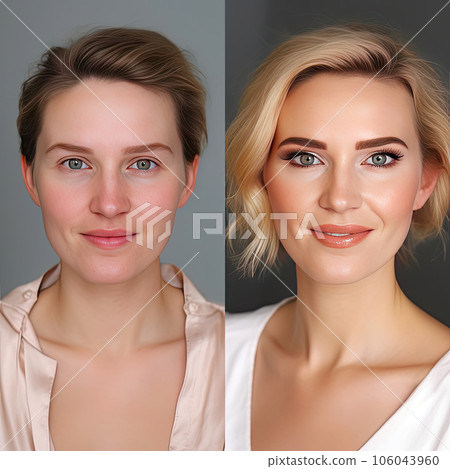 Gorgeous Transformation: Before and After Natural Makeup Gorgeous Transformation: Before and After Natural Makeup 106043960